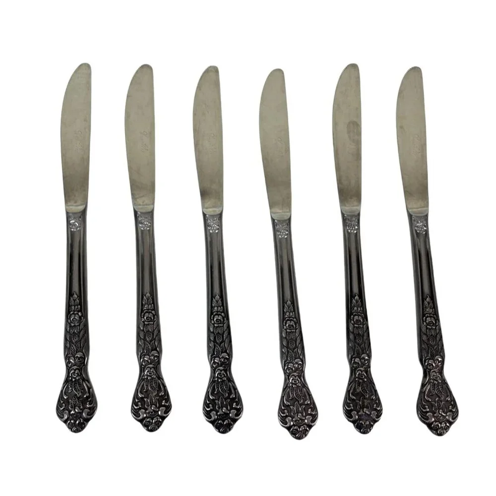 Set of 6 Versailles Stainless Steel Knives, MSI Made in Japan 8.75